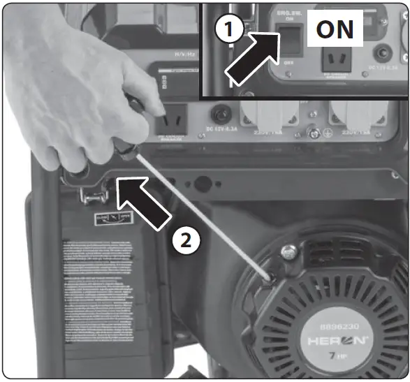 HERON 8896230 Inverter Generator 10