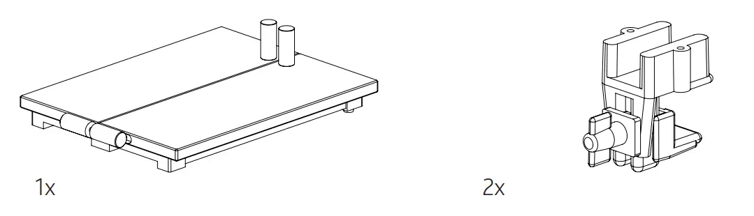 BOSKA 550500 Cheese-O-Matic Plastic Counter Hooks - Fig 1