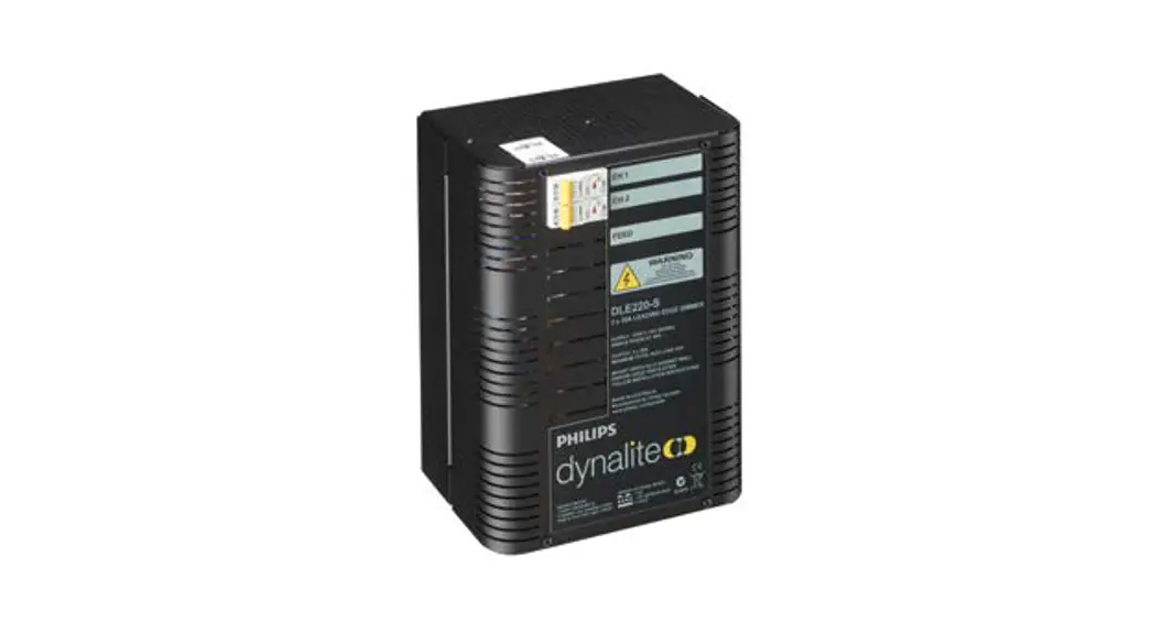 Philips Dle220 Leading Edge Dimmer Controller Instruction Manual