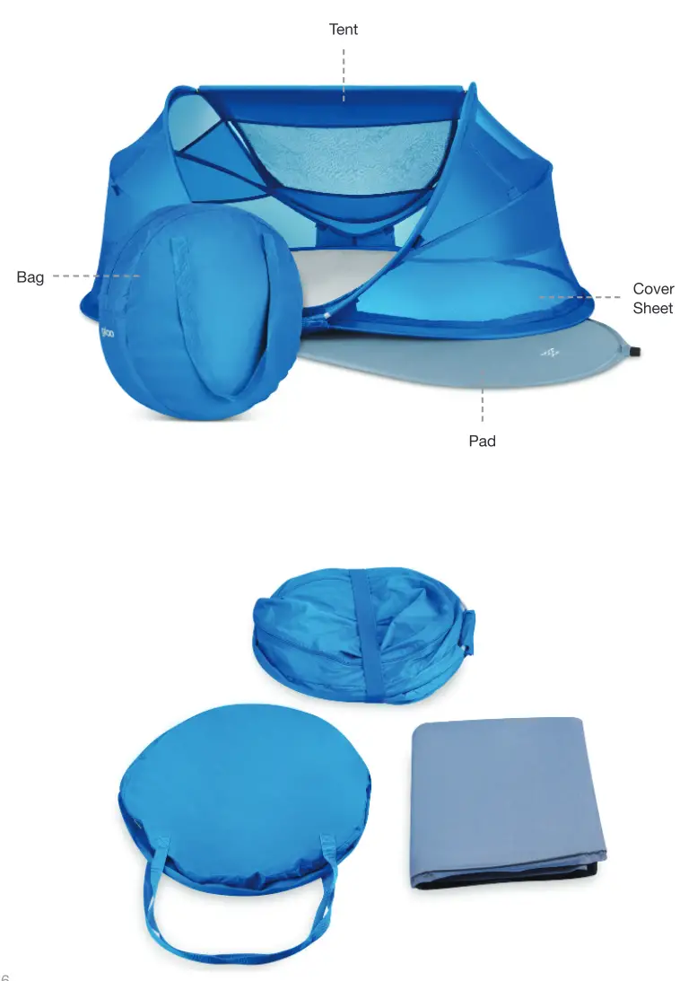 joovy 704X Gloo Travel Tent - fig