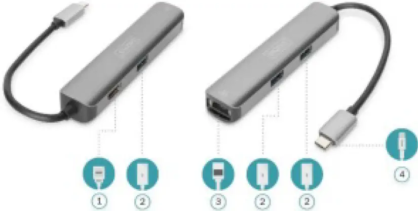 DIGITUS DA-70892 USB-C Docking Station 02