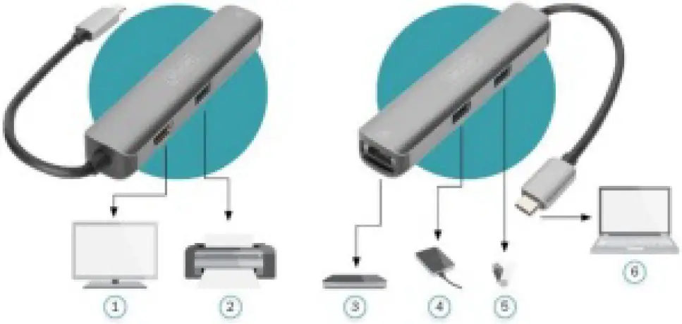 DIGITUS DA-70892 USB-C Docking Station 03