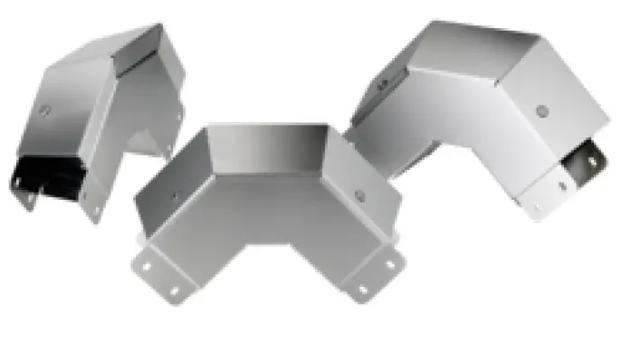 nVent Cleantray 90 Degree Elbow Outside Cover Sloped