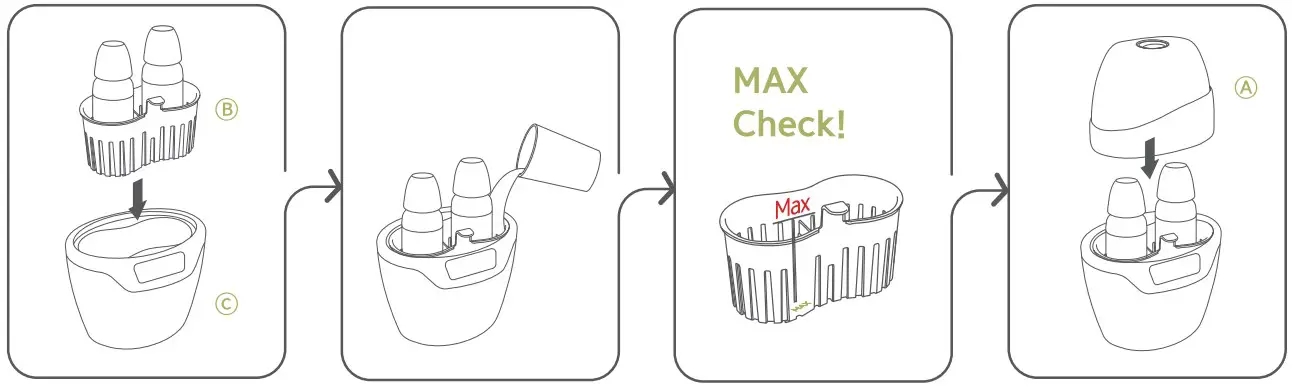 Bottle warmer Functions