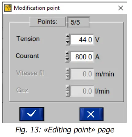 GYS EN1090 Validation Case Caliweld - Editing point