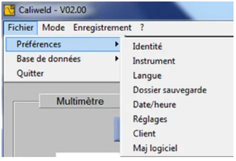 GYS EN1090 Validation Case Caliweld - Preferences