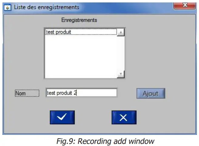 GYS EN1090 Validation Case Caliweld - Recording add window