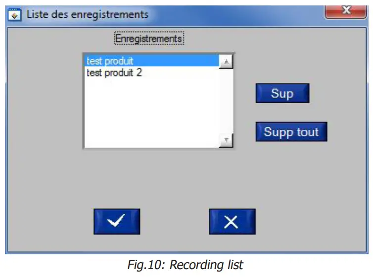 GYS EN1090 Validation Case Caliweld - Recording list