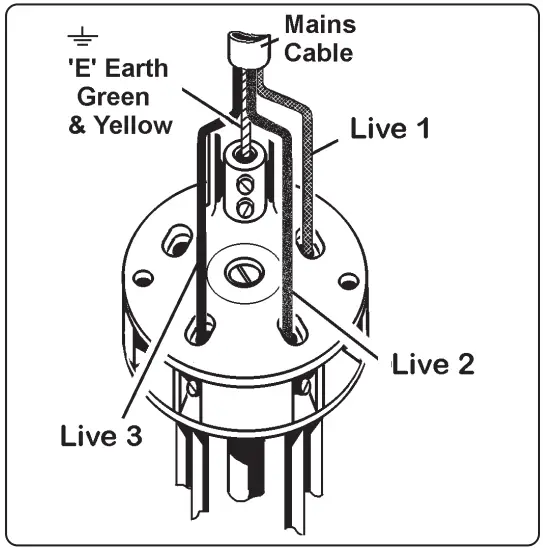 SEALEY DEH2001 Industrial Fan Heater with Ducting - mains power