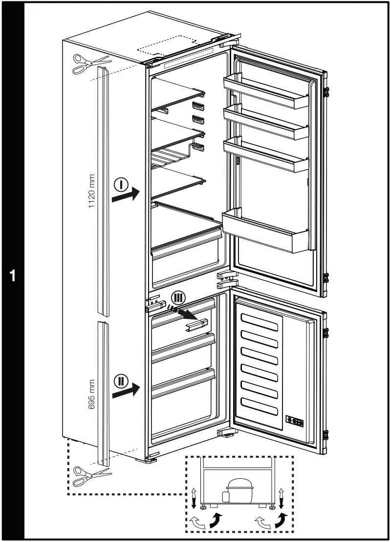 beko K54285B Fridge - fig 3