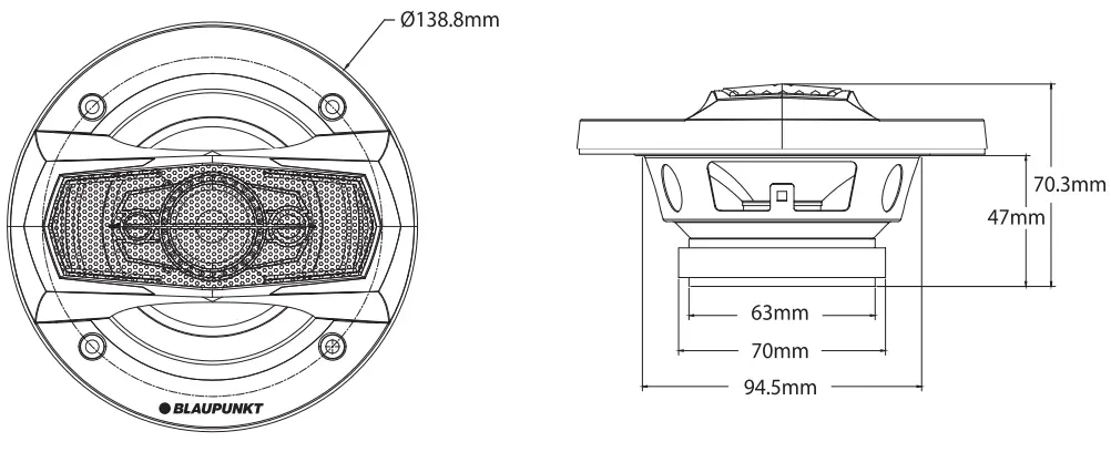BLAUPUNKT BGx 4504 Powered Speaker-fig2