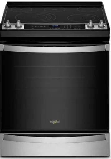 Whirlpool YWEE745H0LZ 30 Inch Slide-In Front Control Range-FIG1