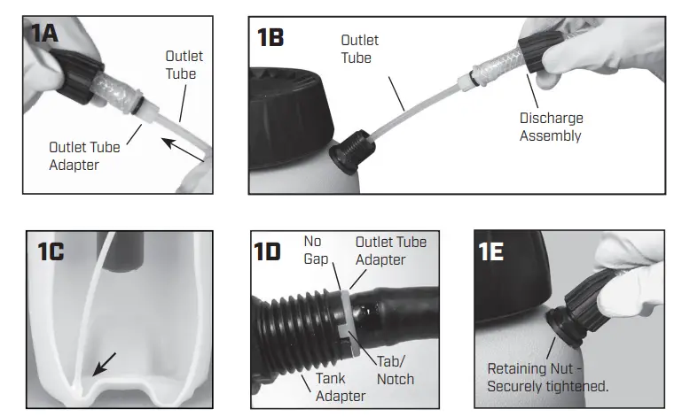 CHAPIN 22049XP 3 Gallon Xtreme Industrial Concrete Open Head Poly Tank Sprayer - Fig 2