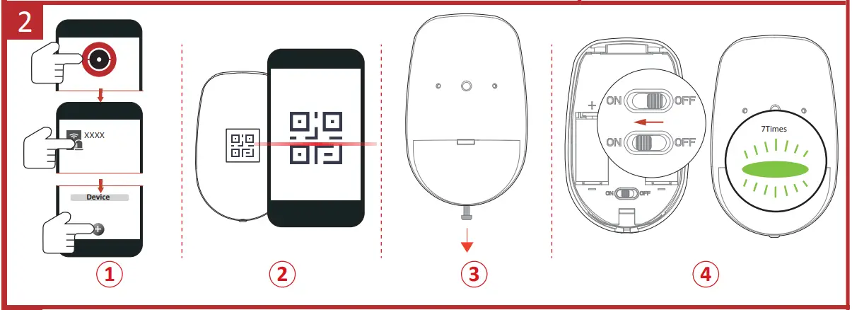 HIKVISION DS-PDPG12P-EG2-WB Wireless PIR-Glass - 2