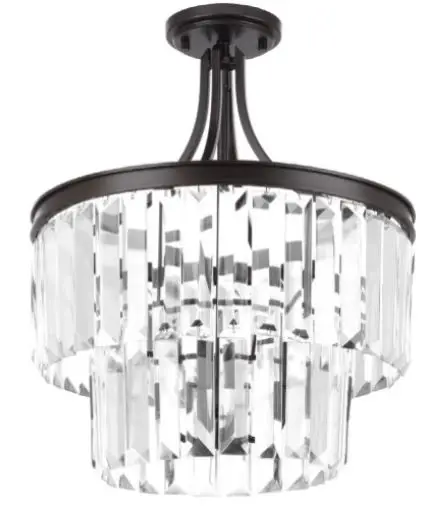 PROGRESS-LIGHTING-P2326-20-3-Light-16.25-in-Antique-Bronze-Incandescent-Semi-flush-Mount-Light