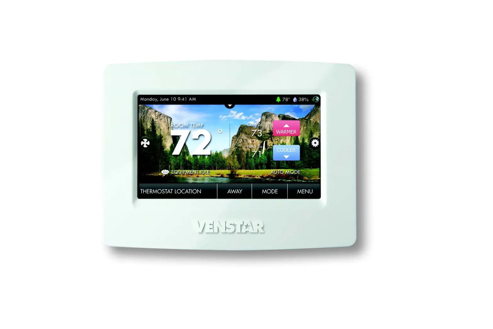 Venstar T7900 Touchscreen Digital Thermostat Quick Setup Guide