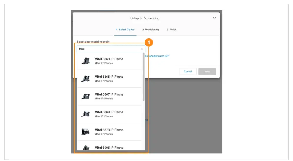 RingCentral Mitel-ShoreTel Sky IP400 Phone Migration - Figure 2