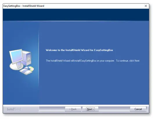 SAMSUNG Easy Setting Box Screen Splitting Application - window