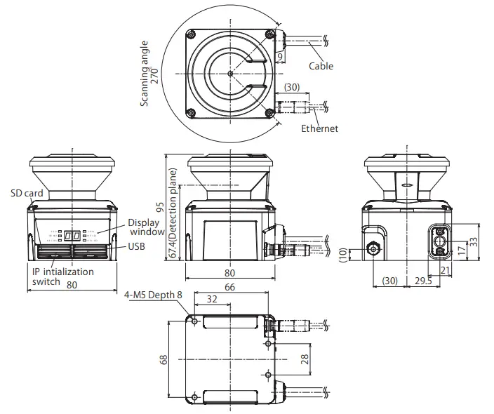 IDEC SE2L H05LP Safety Laser Scanner