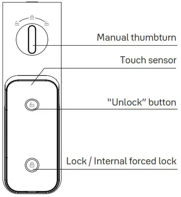 Yale Luna Pro Smart Lock and Safe Box Shop - Internal forced lock