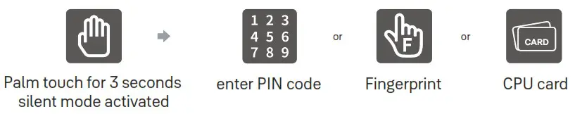 Yale Luna Pro Smart Lock and Safe Box Shop - Silent mode operation