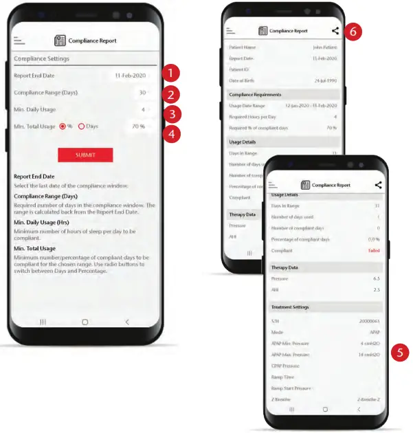 BREAS Nitelog App On Android Mobile Devices - Figure 12
