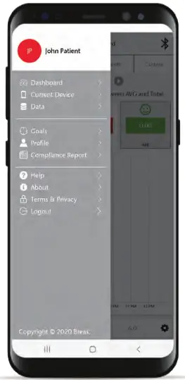 BREAS Nitelog App On Android Mobile Devices - Figure 13