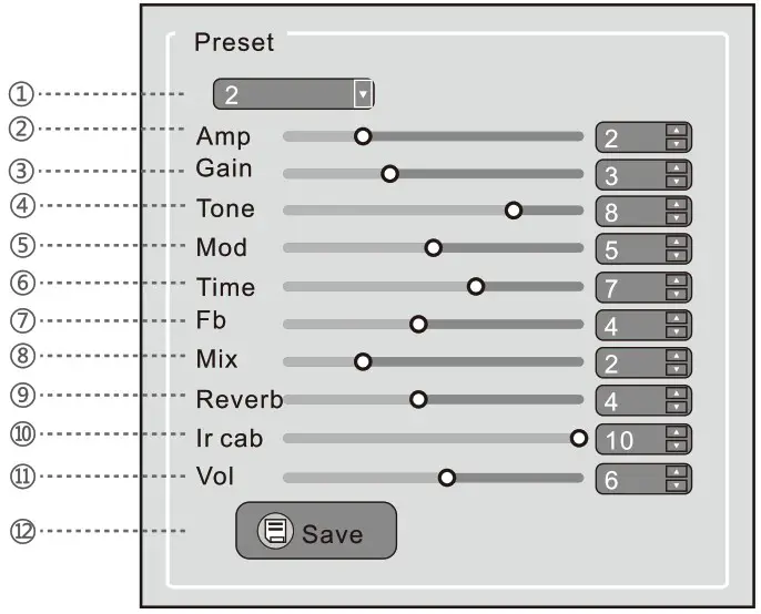 LEKATO PA 1 Headphone Mini Amplifier Speakers Combo - GAIN; gain adjustment 13