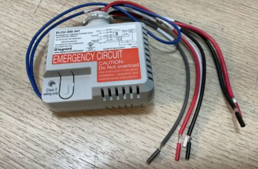 Legrand Elcu-200-347 Wattstopper Emergency Lighting Control Unit Instruction Manual