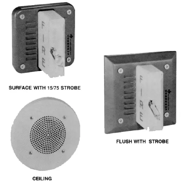 CERBERUS-PYROTRONICS-SL25-F-F-Series-Speakers-and-Speaker-Strobes-FIG-1