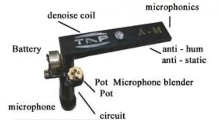 TAP AM-ACOUSTIC Microphone Acoustic Magnetic Pickup - Parts