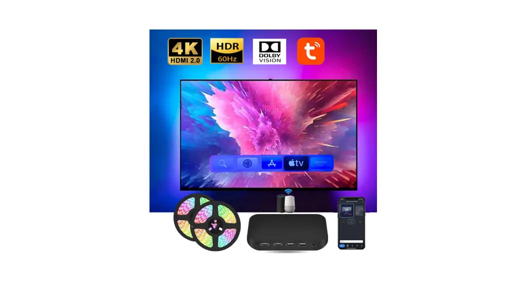 Azoula Az001-55 Tv Backlight With Hdmi Sync Box User Manual