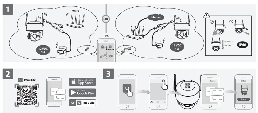 IMOU IPC-S41FP Cruiser SE Wireless IP PTZ Camera - Camera
