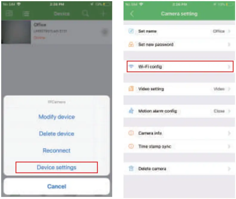 SPYGADGETS no HD 1080P Security WiFi Camera - Device Setting