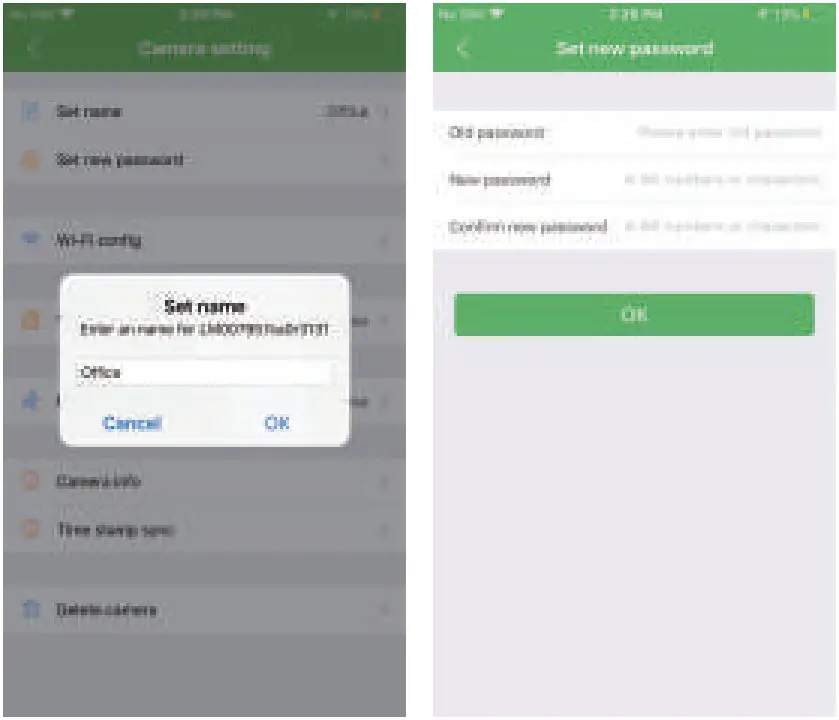 SPYGADGETS no HD 1080P Security WiFi Camera - Device settings