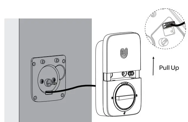 Ultraloq U-Bolt WiFi V1.3 Installation Guide - Installing Interior Assembly