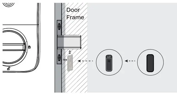 Ultraloq U-Bolt WiFi V1.3 Installation Guide - Installing with Sticker