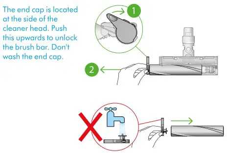 dyson 620 Digital Slim Cordless Vacuum Cleaner - Remove brush bar