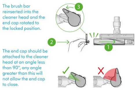 dyson 620 Digital Slim Cordless Vacuum Cleaner - Replace your brush bars