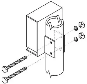 GATE LOCK MOUNTING