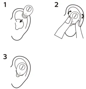 PHILIPS 1000 Series UT102 True Wireless In Ear Earbuds - How to wear