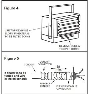 UTILITECH CZ225ERLSCN Ceiling Mount Heater - Figure