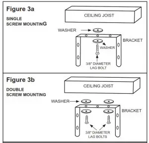UTILITECH CZ225ERLSCN Ceiling Mount Heater - INSTALLATION INSTRUCTIONS