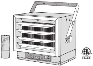 UTILITECH CZ225ERLSCN Ceiling Mount Heater - Mount Heater