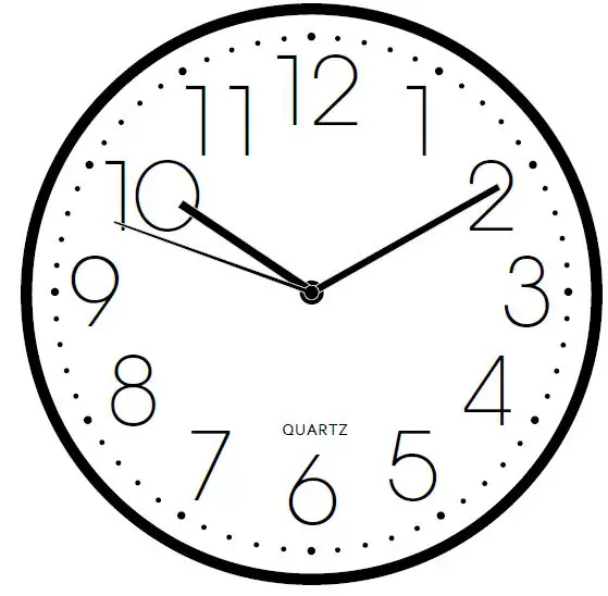 Hama 00186389 Wall Clock Instruction Manual