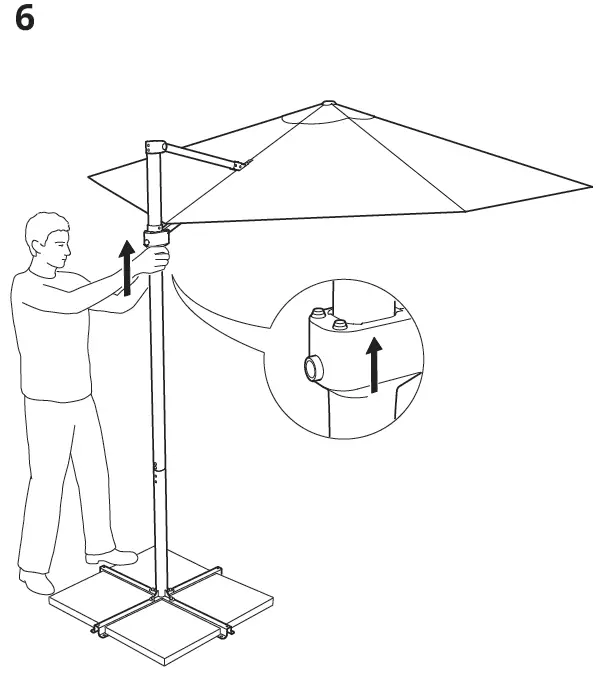 IKEA 204.114.30 HÖGÖN Umbrella-06