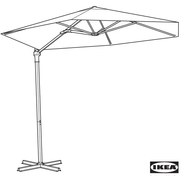 IKEA 204.114.30 HÖGÖN Umbrella