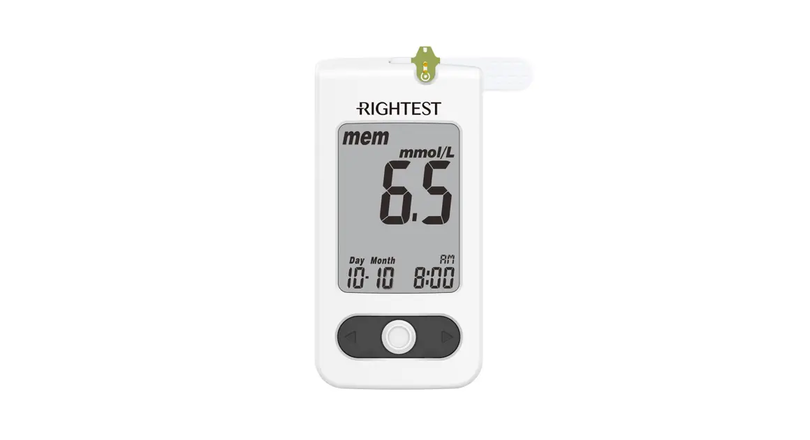 Rightest Gm550 Alpha Blood Glucose Monitoring System User Manual