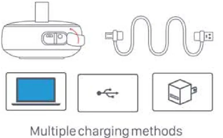 AOMAIS BathSinger Bluetooth Shower Speaker- Charge