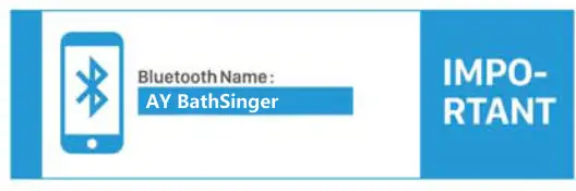 AOMAIS BathSinger Bluetooth Shower Speaker